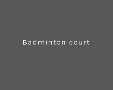Badminton court
